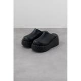 スタッズデザインプラットフォームサボサンダル | AZUL BY MOUSSY | 詳細画像4 