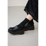 BLK | スタッズデザインプラットフォームサボサンダル | AZUL BY MOUSSY