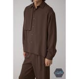 C/Tトロミアシンメトリー長袖シャツ | AZUL BY MOUSSY | 詳細画像14 