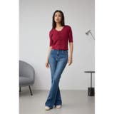 フェイクレイヤードレースアップニット | AZUL BY MOUSSY | 詳細画像13 