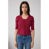 フェイクレイヤードレースアップニット | AZUL BY MOUSSY | 詳細画像14 