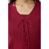 フェイクレイヤードレースアップニット | AZUL BY MOUSSY | 詳細画像17 