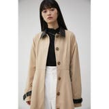 DOCKING STENCOLLAR FLARE COAT | AZUL BY MOUSSY | 詳細画像2