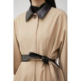 DOCKING STENCOLLAR FLARE COAT | AZUL BY MOUSSY | 詳細画像9