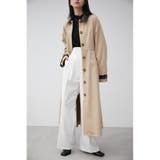 L/BEG1 | DOCKING STENCOLLAR FLARE COAT | AZUL BY MOUSSY