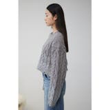 ダメージ箔グラデーションニットトップス | AZUL BY MOUSSY | 詳細画像27