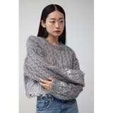 ダメージ箔グラデーションニットトップス | AZUL BY MOUSSY | 詳細画像23