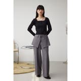 レイヤードデザインスラックス | AZUL BY MOUSSY | 詳細画像15 