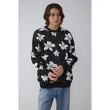 フラワーダブルジャガードニット | AZUL BY MOUSSY | 詳細画像16