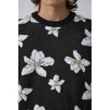 フラワーダブルジャガードニット | AZUL BY MOUSSY | 詳細画像21