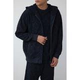 総柄パイルジャガードジップフーディー | AZUL BY MOUSSY | 詳細画像13