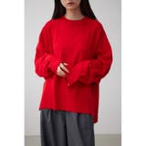 RED | フォルムニットプルオーバー | AZUL BY MOUSSY