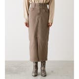 HIGH WAIST SLIT DENIM SK ２ | AZUL BY MOUSSY | 詳細画像25 