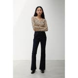 NUDIE 2WAY LEOPARD KNITⅡ | AZUL BY MOUSSY | 詳細画像4