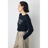 フロッキーロゴロンT | AZUL BY MOUSSY | 詳細画像10