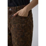 AZUL DENIM 起毛ツイルレオパードデニム | AZUL BY MOUSSY | 詳細画像21 