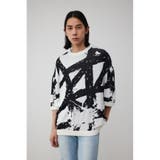 アブストラクトオーバーサイズニット | AZUL BY MOUSSY | 詳細画像2
