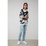 アブストラクトオーバーサイズニット | AZUL BY MOUSSY | 詳細画像3