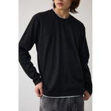 ワッフルフェイクレイヤード長袖トップス | AZUL BY MOUSSY | 詳細画像13