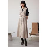 リネンライクジレワンピース | AZUL BY MOUSSY | 詳細画像16