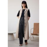 リネンライクジレワンピース | AZUL BY MOUSSY | 詳細画像18