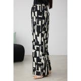 ジオメトリックパターンイージーパンツ | AZUL BY MOUSSY | 詳細画像6 