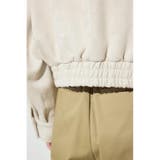 フェイクスエードショートブルゾン | AZUL BY MOUSSY | 詳細画像16 