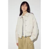 フェイクスエードショートブルゾン | AZUL BY MOUSSY | 詳細画像2 