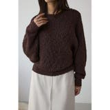 BRN | ブークレードルマンニットトップス | AZUL BY MOUSSY