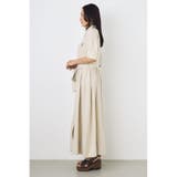 リネンベルテッドフレアボタンワンピース | AZUL BY MOUSSY | 詳細画像14 