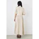 リネンベルテッドフレアボタンワンピース | AZUL BY MOUSSY | 詳細画像15 