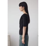 ドレープデザイン5分袖リブニット | AZUL BY MOUSSY | 詳細画像15
