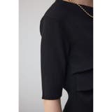 ドレープデザイン5分袖リブニット | AZUL BY MOUSSY | 詳細画像19 