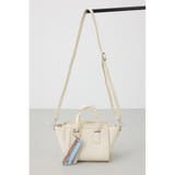 チャームセットトラペイズドバッグ | AZUL BY MOUSSY | 詳細画像4 