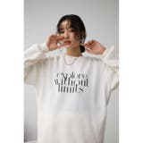 ロゴスウェットトップス | AZUL BY MOUSSY | 詳細画像2 