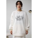 ロゴスウェットトップス | AZUL BY MOUSSY | 詳細画像4 