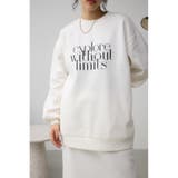 ロゴスウェットトップス | AZUL BY MOUSSY | 詳細画像1 