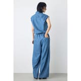 ライトオンスデニムオールインワン | AZUL BY MOUSSY | 詳細画像4