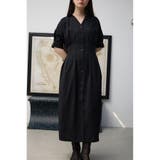 BLK | ウエストタック半袖ワンピース | AZUL BY MOUSSY