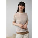 シアーレイヤードギャザートップス | AZUL BY MOUSSY | 詳細画像2 
