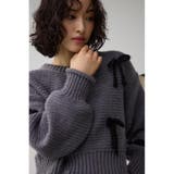 リボンモチーフニット | AZUL BY MOUSSY | 詳細画像22 