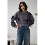 リボンモチーフニット | AZUL BY MOUSSY | 詳細画像23 