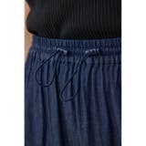 デニムライクギャザーフレアスカート | AZUL BY MOUSSY | 詳細画像20 