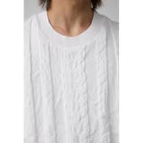 スウィッチングコンビネーションニット | AZUL BY MOUSSY | 詳細画像18 