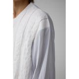 スウィッチングコンビネーションニット | AZUL BY MOUSSY | 詳細画像19 