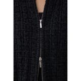 Wジップ5分袖ツイードニット | AZUL BY MOUSSY | 詳細画像11 