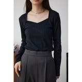 ダイヤネック長袖リブトップス | AZUL BY MOUSSY | 詳細画像12 