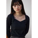 ダイヤネック長袖リブトップス | AZUL BY MOUSSY | 詳細画像13 