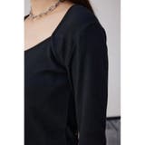 ダイヤネック長袖リブトップス | AZUL BY MOUSSY | 詳細画像20 