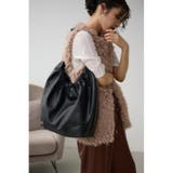 チェーンハンドルギャザートートバッグ | AZUL BY MOUSSY | 詳細画像1